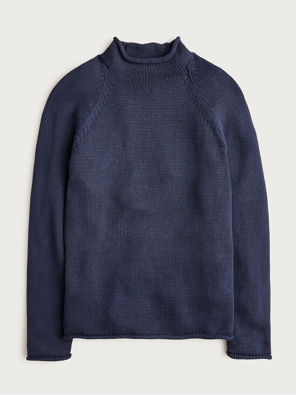 J. Crew Men’s 1988 Rollneck™ sweater in cotton in Navy Blue Size Small NWT